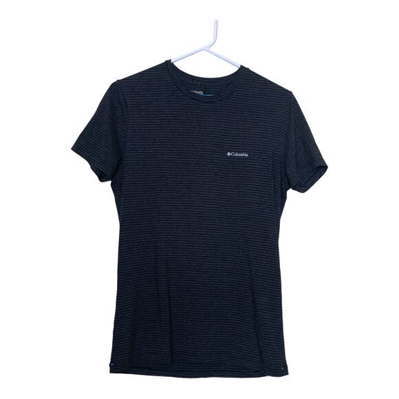 Columbia Men's Gray Stripes Short Sleeves T-shirt Size S - Picture 4 of 7